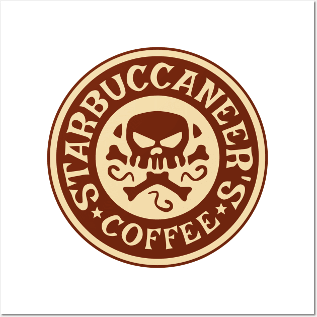 Starbuccaneers Coffee Wall Art by Vault Emporium